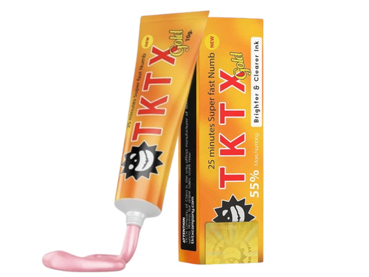 Gold version numb cream  55% for tattoo